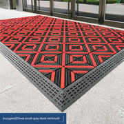 Earth Removing Outdoor Courtyard Plastic Doorway Non-Slip Floor Mat