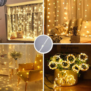 Wire Fairy Light 8 Modes Remote Control For Wedding Holiday Party Lighting