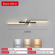 Modern LED Wall Lamp Minimalist Led 13W-18W Light Bedroom Bedside Long Strip Wall Sconces Living Room Home Indoor Lighting