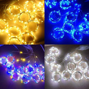 Wire Fairy Light 8 Modes Remote Control For Wedding Holiday Party Lighting