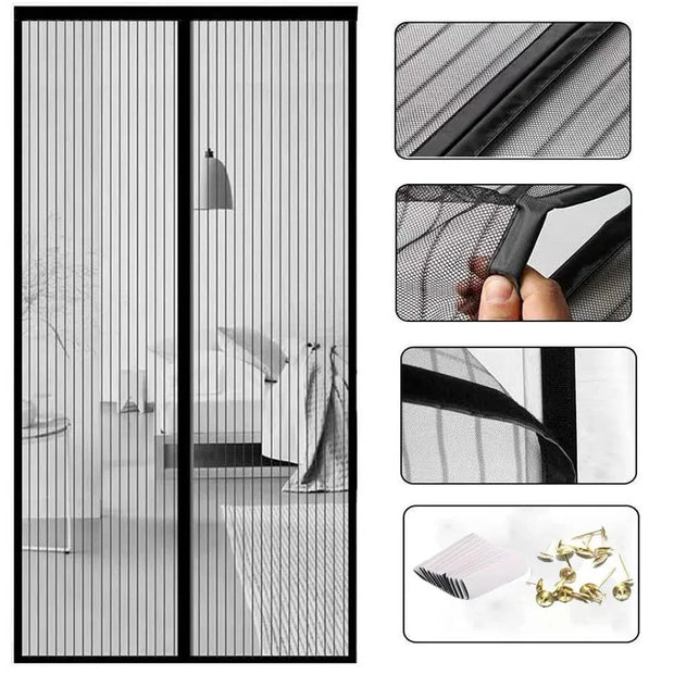 Anti-Mosquito Net Summer Automatic Closing Magnetic Mosquito Net Invisible Door